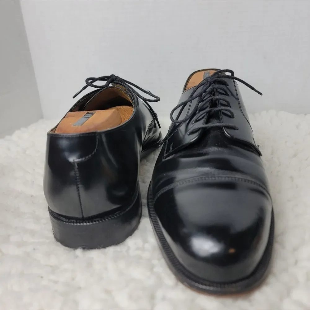 Cole Haan Red Label Men’s 11B Black Cap Toe Oxford Dress Shoes Narrow Width.